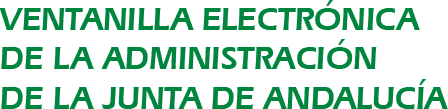 Ir a la portada de la Ventanilla Electrónica de la Administración de la Junta de Andalucía